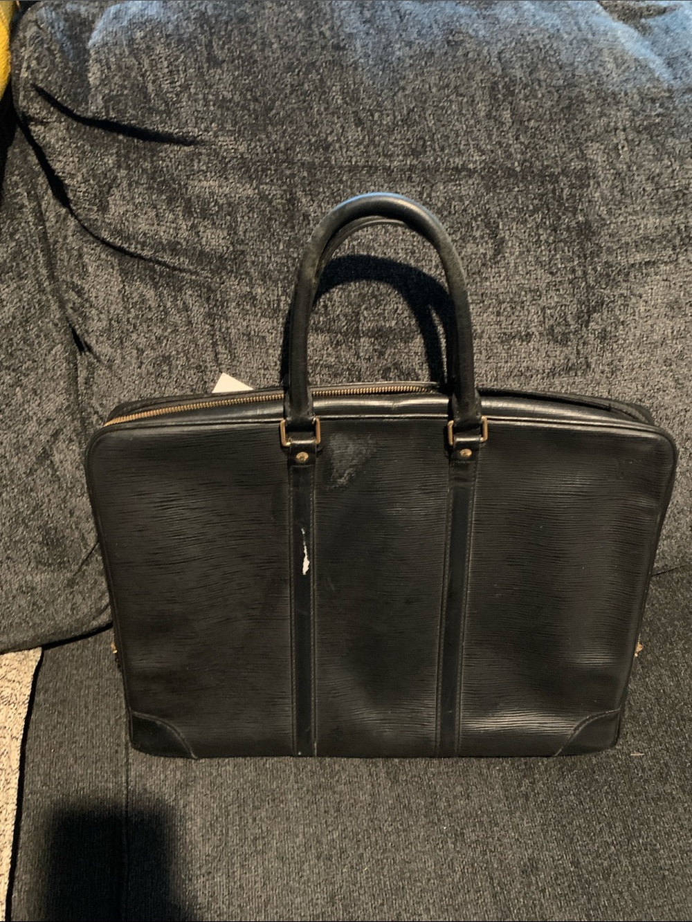 Project/Rehab Louis Vuitton Porte voyage document holder.